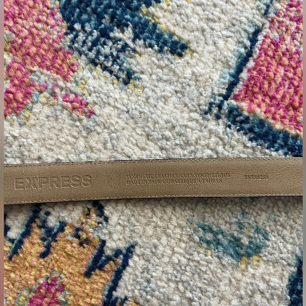 NWOT Express Snakeskin Faux Leather Belt Small